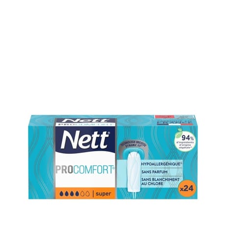 Nett proconfort tampons digitaux  super x24