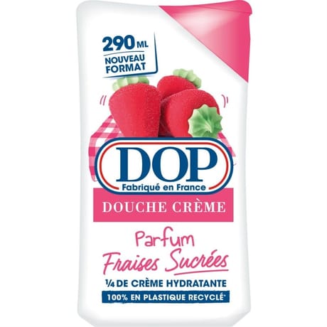 Dop douche crème fraises sucrées 290 ml