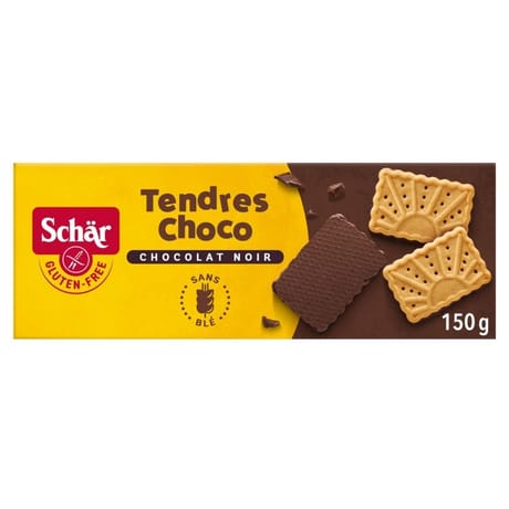 Schär biscotti biscuit néppé chocolat sans gluten 150g