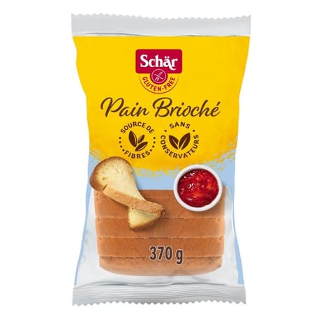 Schar  pain brioche sans gluten 370g