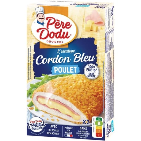 Père Dodu escalope cordon bleu poulet 200g