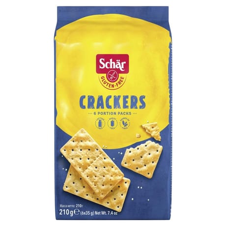Schar crackers nature sans gluten 210g