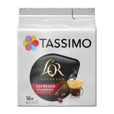 Tassimo l'or espresso splendente x16 112g