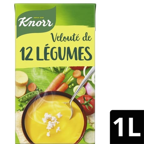 Knorr velouté liquide 12 légumes au fromage frais 1l 1031g