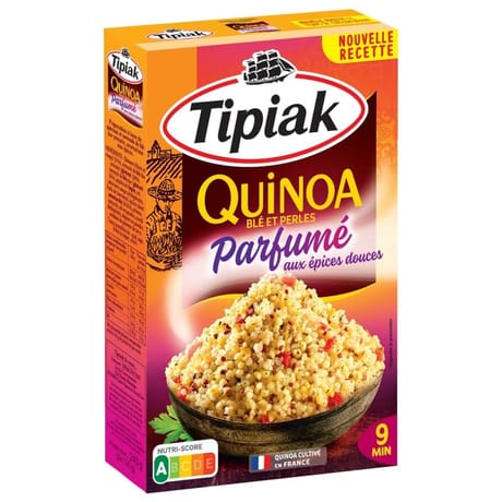 Tipiak quinoa gourmand parfumé aux épices douces 240 g (2 x 120 g)