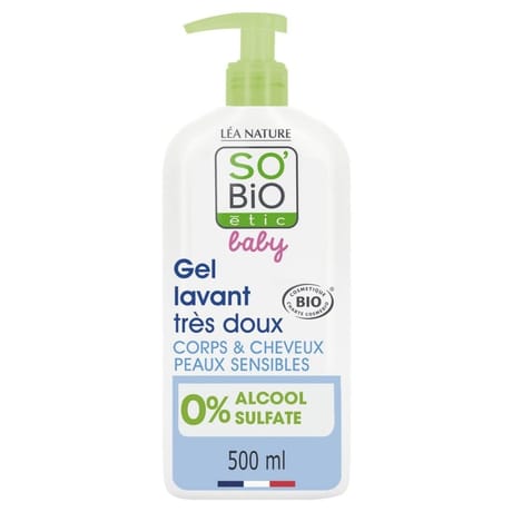 So bio etic baby gel lavant tres doux 500ml
