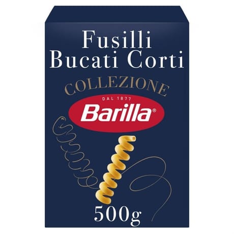 Barilla pates collezione fusilli bucati corti 500g