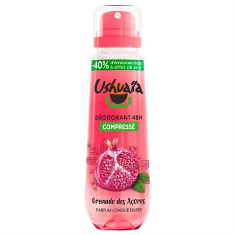 Ushuaia  déodorant atomiseur compressé grenade 100 ml