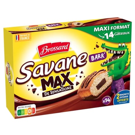 Brossard savane barr' max de sensation x14 420g
