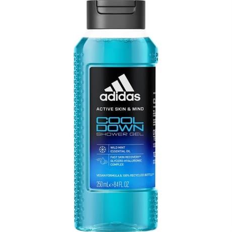 Adidas active skin & mind gel douche cool down homme 250ml