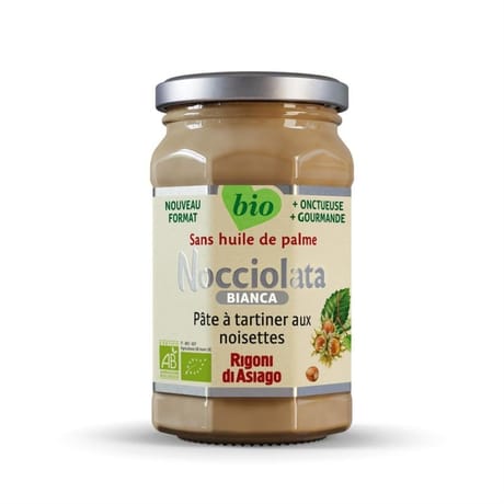 Nocciolata bianca pâte à tartiner bio noisettes 325g