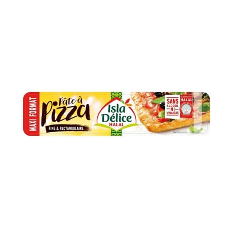 Isla délice pâte à pizza fine et rectangulaire 385g