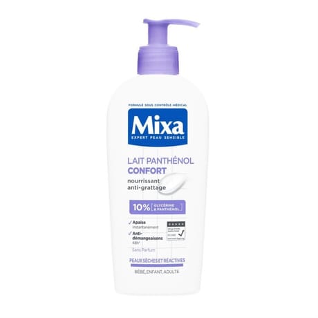 Mixa lait corps panthénol confort 250 ml