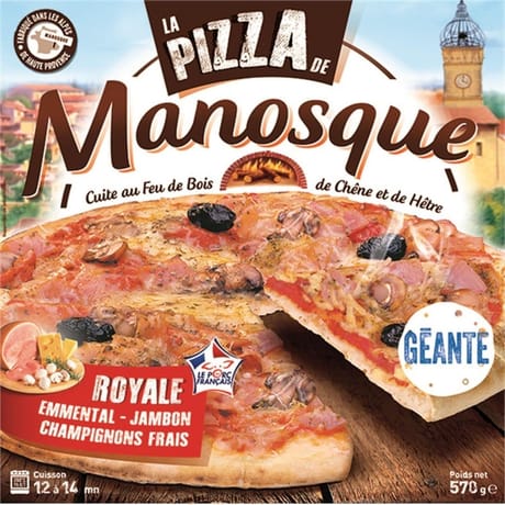 La pizza de manosque royale géante 570g
