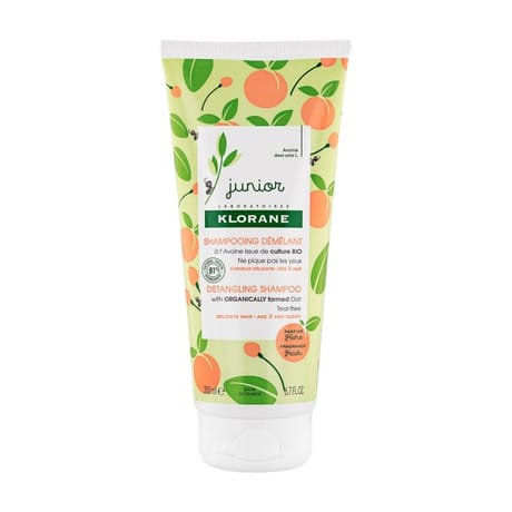 Klorane junior peche shampooing demelant 200ml