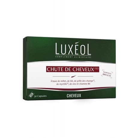 Luxeol chute de cheveux capsules x30
