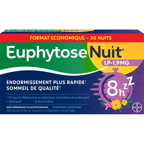 Euphytosenuit lp 1.9mg comprimes x30