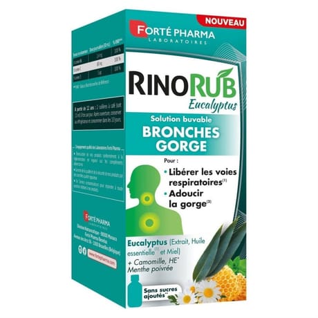 Forte Pharma rinorub bronches gorge 125ml