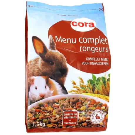 Cora menu complet pour rongeurs 1,5kg