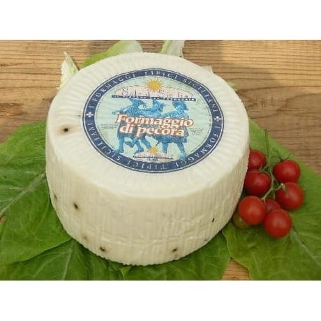 Pecorino di  sicilia pepato (poivre) lait brebis