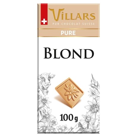 Villars tablette blond pur 100g