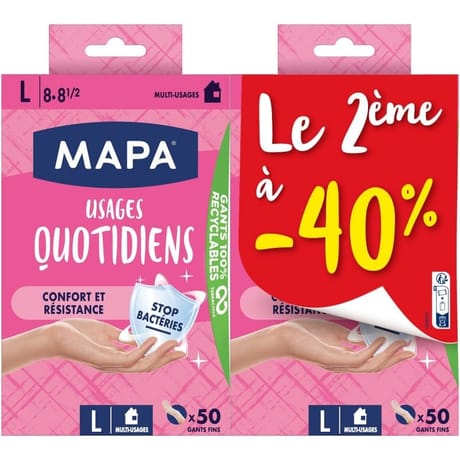 Gants usage quatidien x50