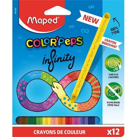 Maped crayons colorpeps infinity x12