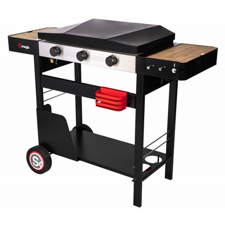 Plancha gaz solia 350 sur chariot