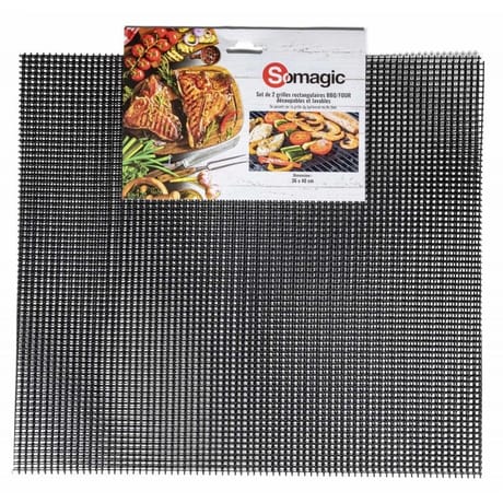 Lot de 2 grilles rectangulaire 36x40 cm