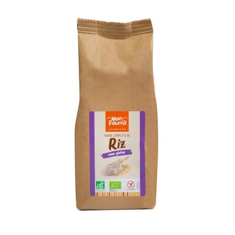 Mon fournil farine complète de riz bio 400g