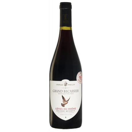 Côtes du Rhône Rouge Vieilles Vignes Grand Bécassier 14% Vol.75 cl