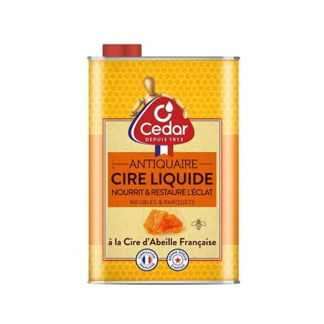 O'cedar antiquaire cire liquide abeille bidon 700ml