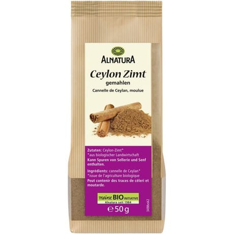 Alnatura canelle de ceylan bio 50g