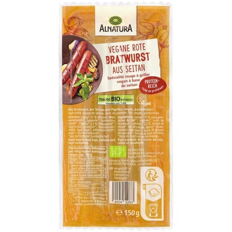 Alnatura spécialité rouge à griller végan bio 150g