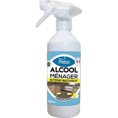 Phébus alcool ménager en pulvérisateur parfum citron - 500 ml