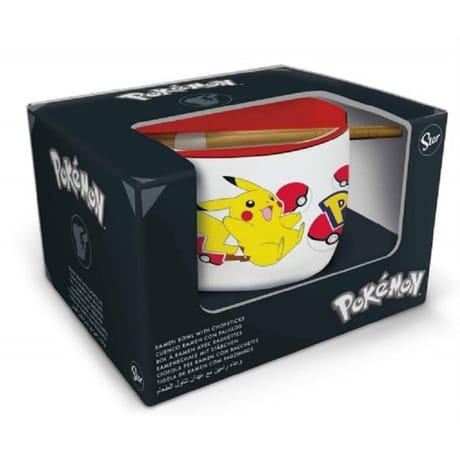 Bol a ramen pokemon avec baguettes