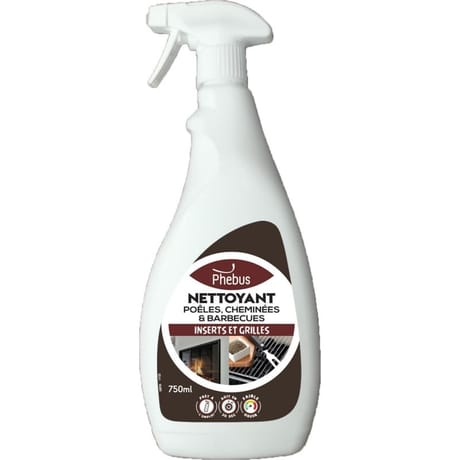 Phebus nettoyant express insert poele cheminée et barbecue 750ml