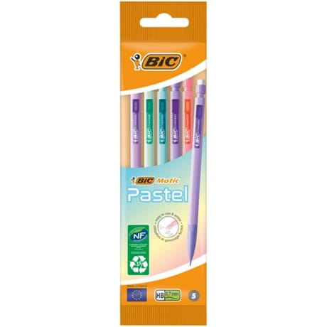 Bic matic pastel porte-mines x5