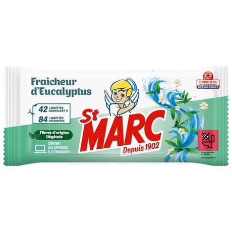 St marc lingettes fraîcheur d'eucalyptus x42
