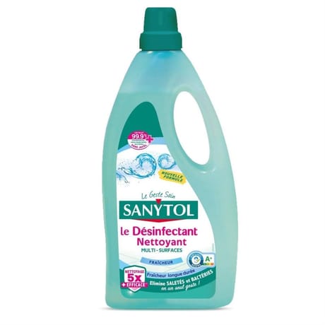 Sanytol le désinfectant nettoyant multi-surfaces fraîcheur 1l