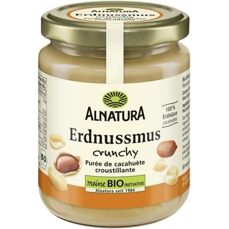 Alnatura purée de cacahuètes bio aux éclats 250g