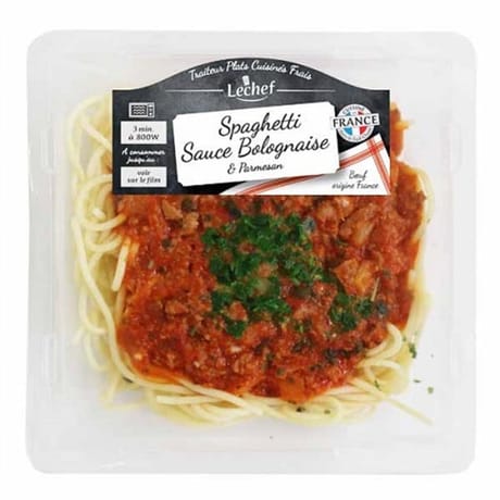 Spaghetti sauce bolognaise et parmesan 300g