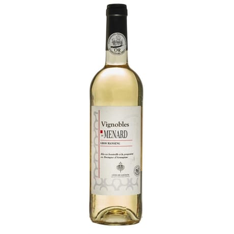 Côtes de Gascogne Vignoble de Ménard Gros Manseng "Cuvée d'Or" 11% Vol.75 cl