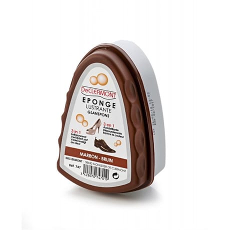 Eponge lustrante marron De Clermont