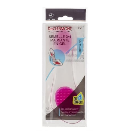 Semelle 3/4 gel massant De Clermont