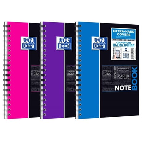 Oxford cahier notebook b5 160pages petits carreaux 5mm