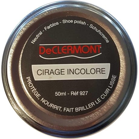Cirage pommadier incolore De Clermont