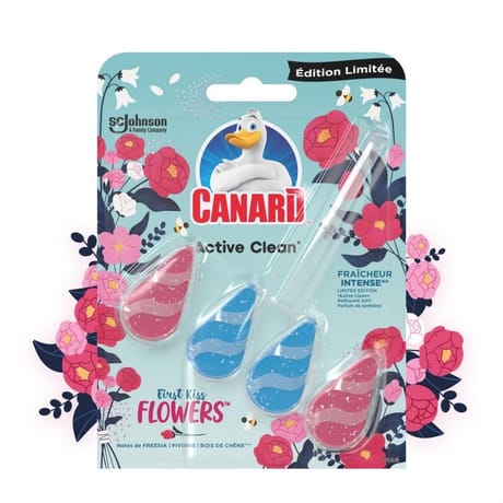 Canard 1 bloc active clean édition limitée flowers