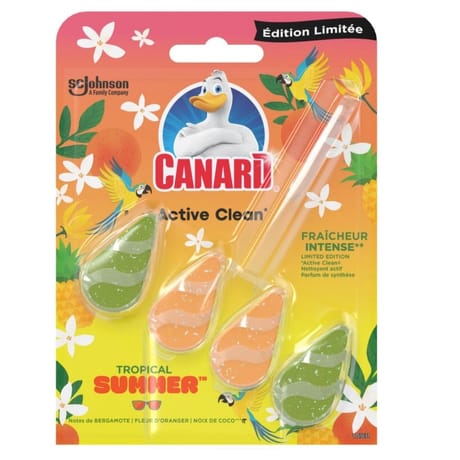 Canard 1 bloc wc active clean édition limitée tropical summer