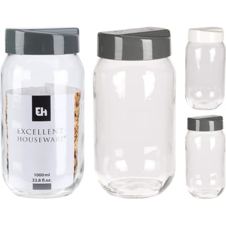 Bocal de conservation en verre 1 l